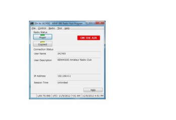 ARHP-990  Kenwood Ağ Komuta Sistemi - TS-990S için İnternet Ana Programı
