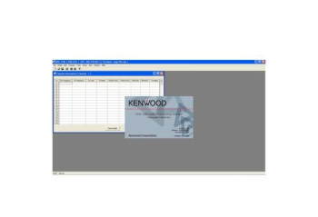KPG-129D  NXR-710-810 E & K sürümleri için Windows programlama yazılımı
