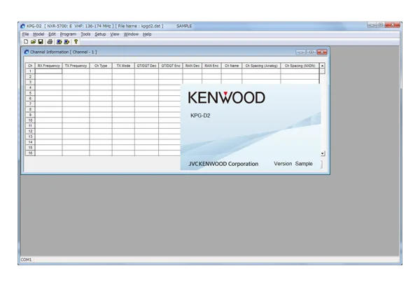 KPG-D2e  FPU programlama yazılımı - Windows